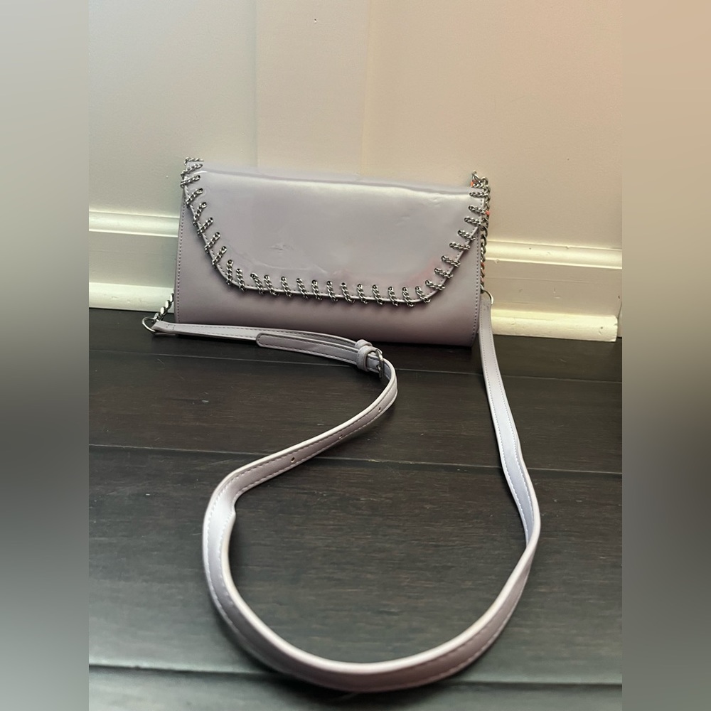 Lavender White House Black Market Clutch